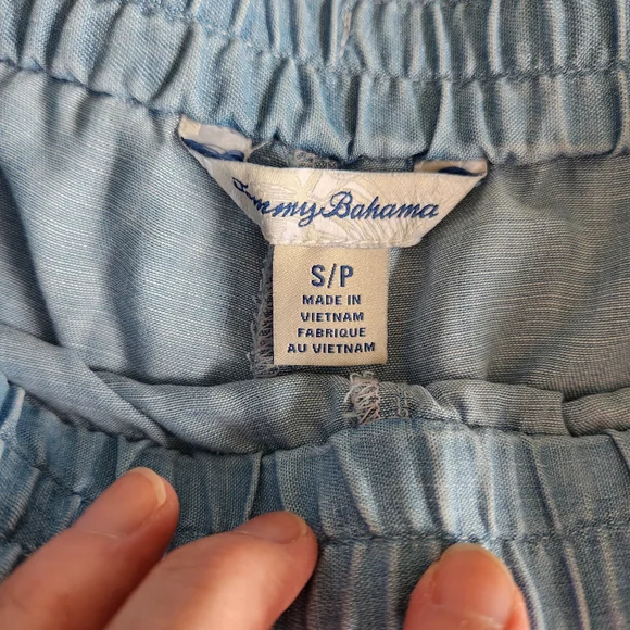 Tommy Bahama Blue Women's Beach Lunch Lounge Toney Tie Shorts S - Picture 4 of 10